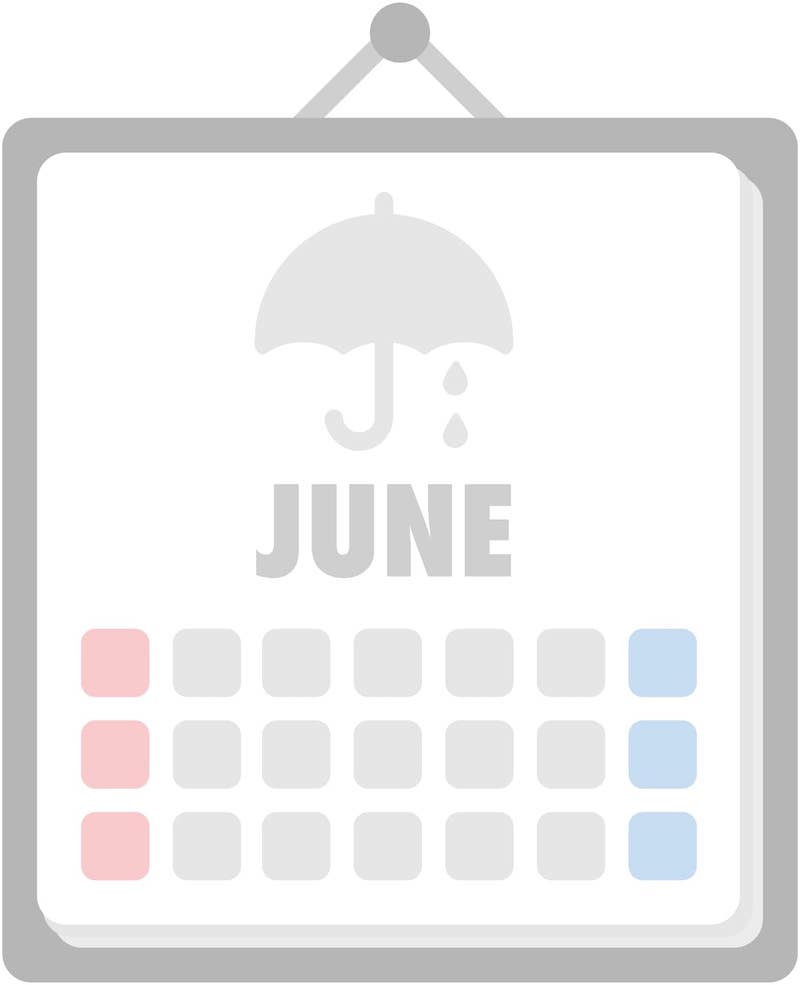 6月のカレンダー