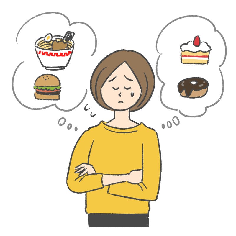 ダイエットに悩む女性