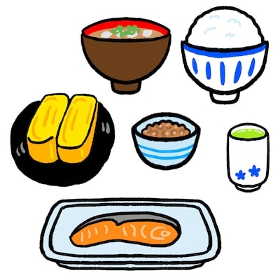 和食の朝ごはん