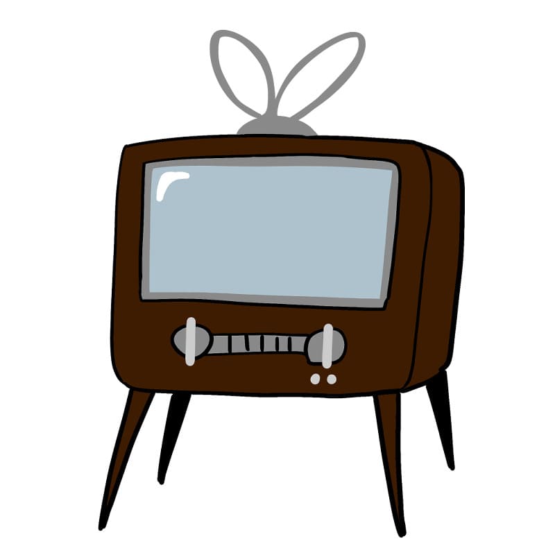 古いテレビ