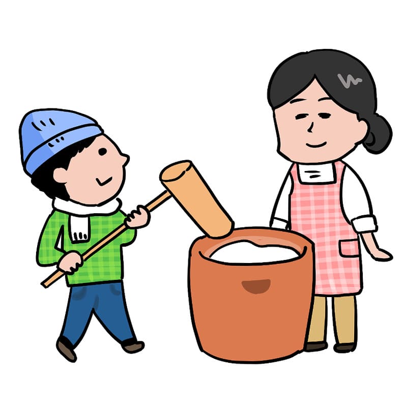 餅つき