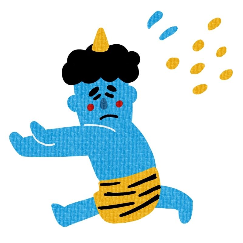 逃げる青鬼