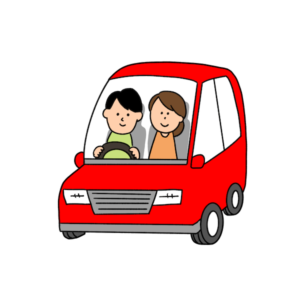車に乗っているカップル