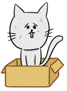 ダンボールに捨てられた子猫